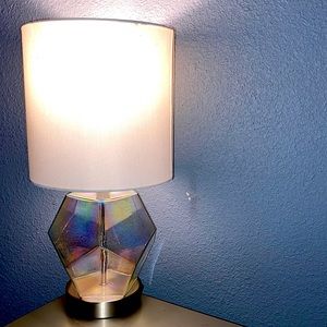 Diamond Shape Glass Lamp